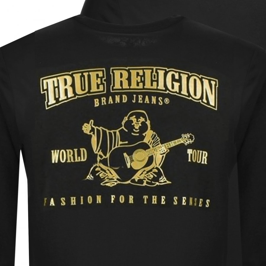 Alternative Image for ProductTrue Religion Crew Neck Sweatshirt Black3